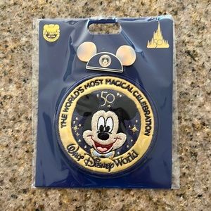 NEW Walt Disney World 50th patch and pin